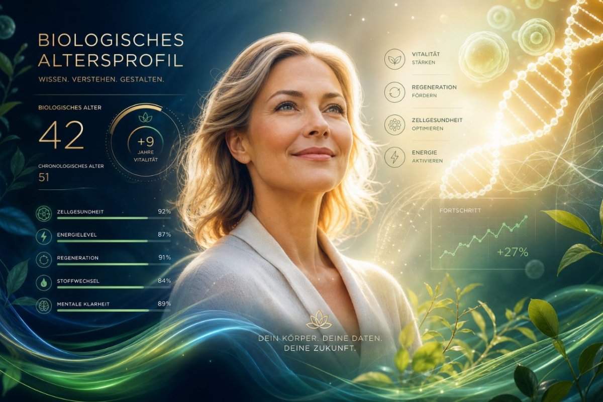 Biologisches Altersprofil zur Messung von Vitalität und Alterungsprozessen